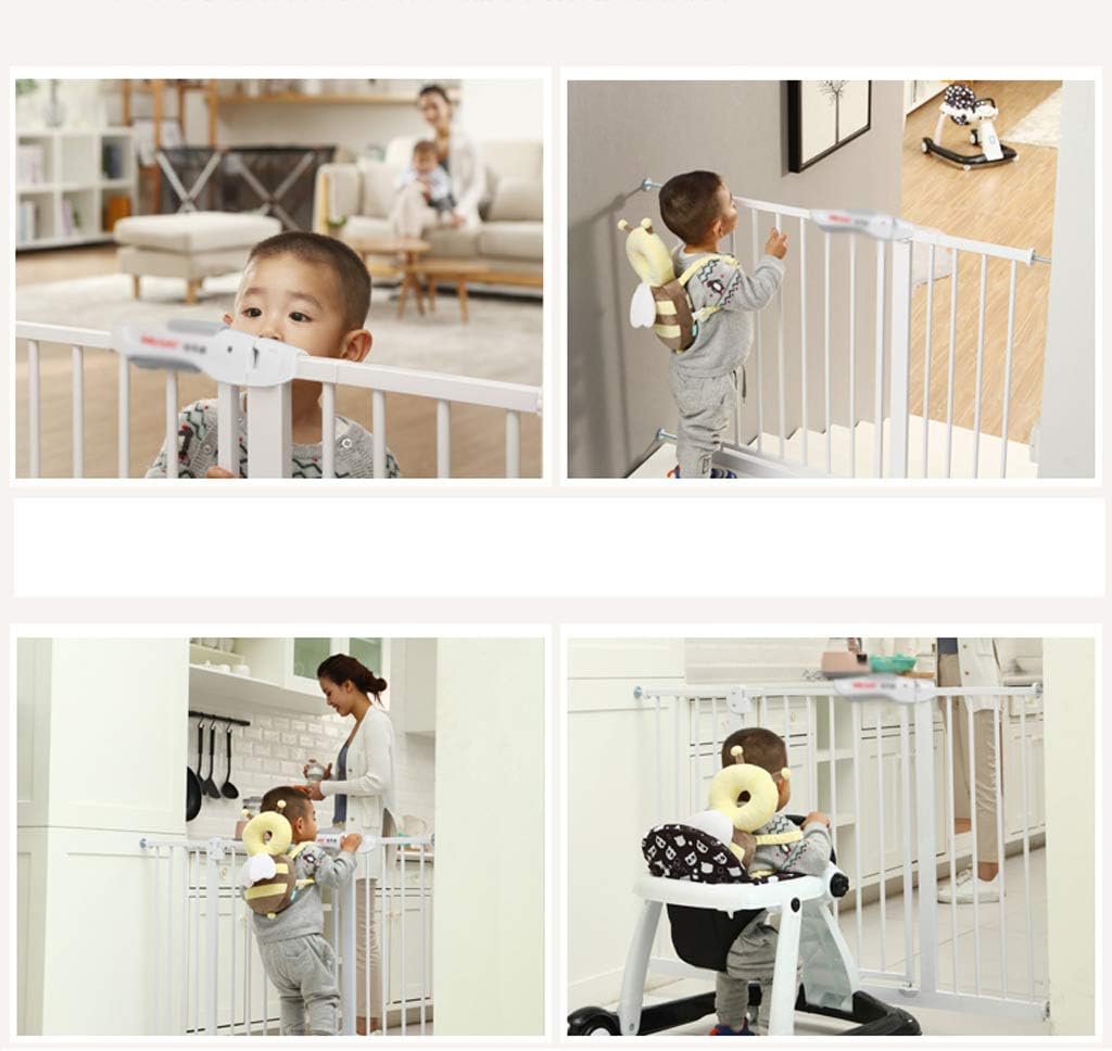 Minawer Bebe Barriere De Securite Porte Escalier Sans Percage Extensible Garde Corps Pour Chien Isolement Pour Animaux Blanc 285 294cm Amazon Fr Bebe Et Puericulture