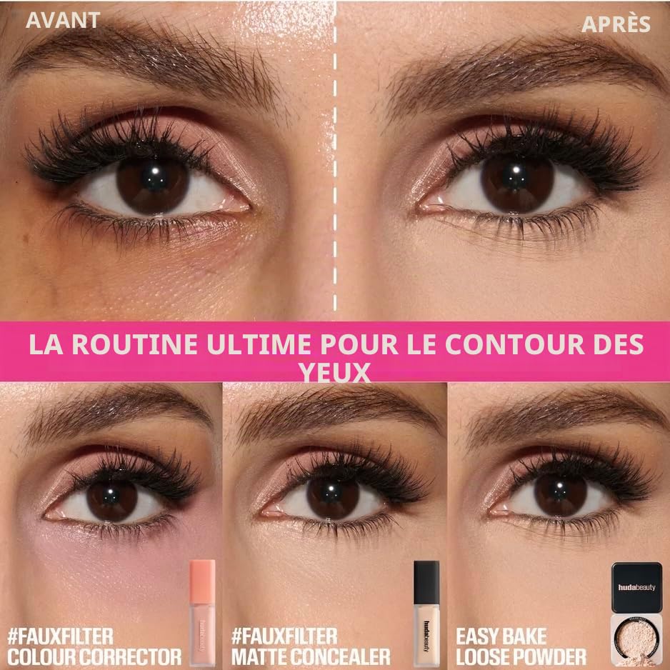 HUDA BEAUTY Original | Easy BAKE | Loose Baking & Setting Powder | Poudre libre fixant le maquillage | 20 grammes (UBE BIRTHDAY CAKE., 20 g (lot de 1) | by BELLA