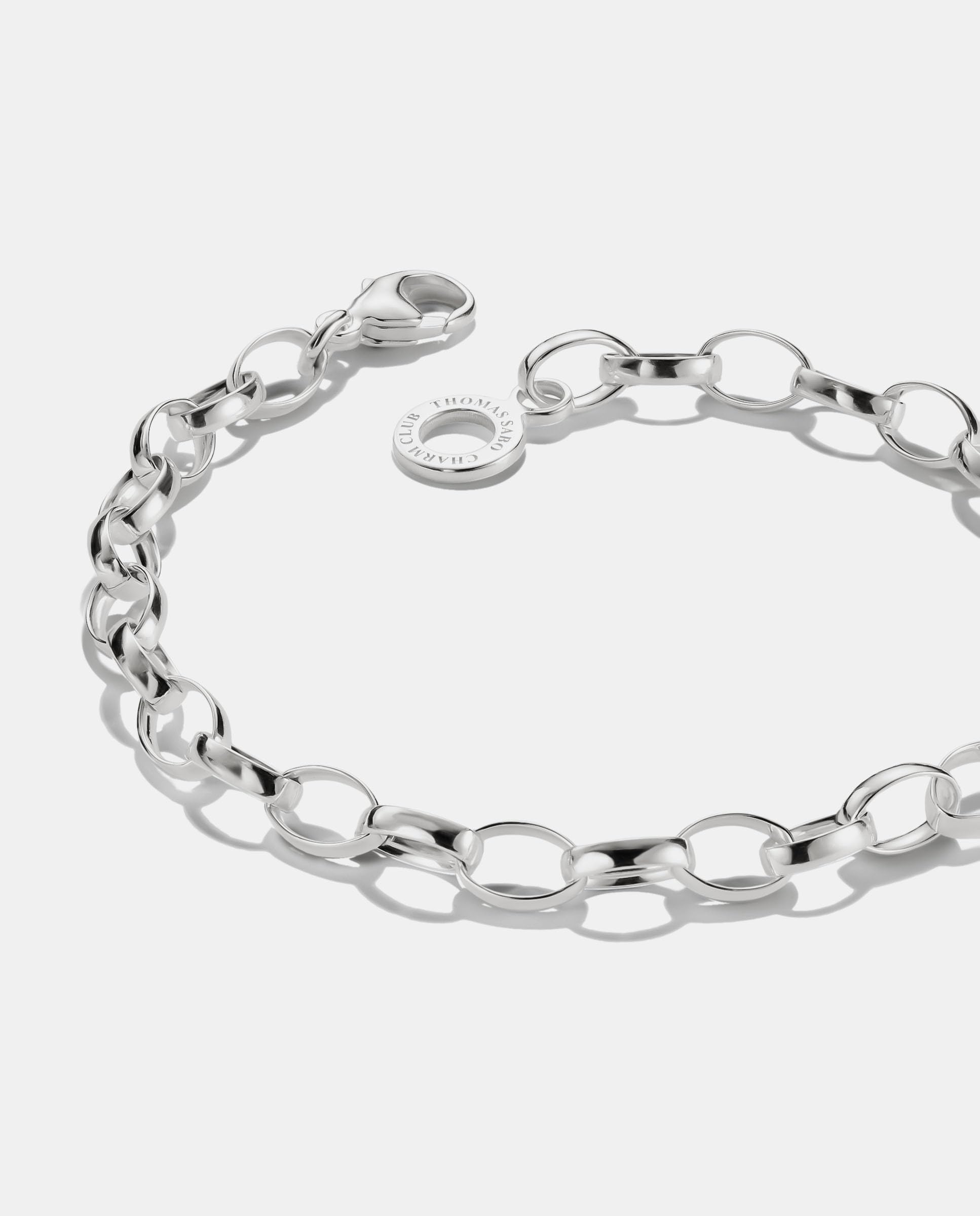 Thomas Sabo Charm Club Bracciale Classico con Charm da Donna in Argento Sterling 925 X0031-001-12