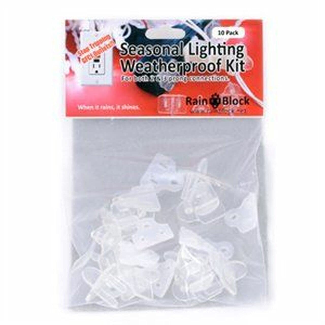 Rain Block TK10 Seasonal Decor Weatherproof Kit, 10Pc. Quantity 1