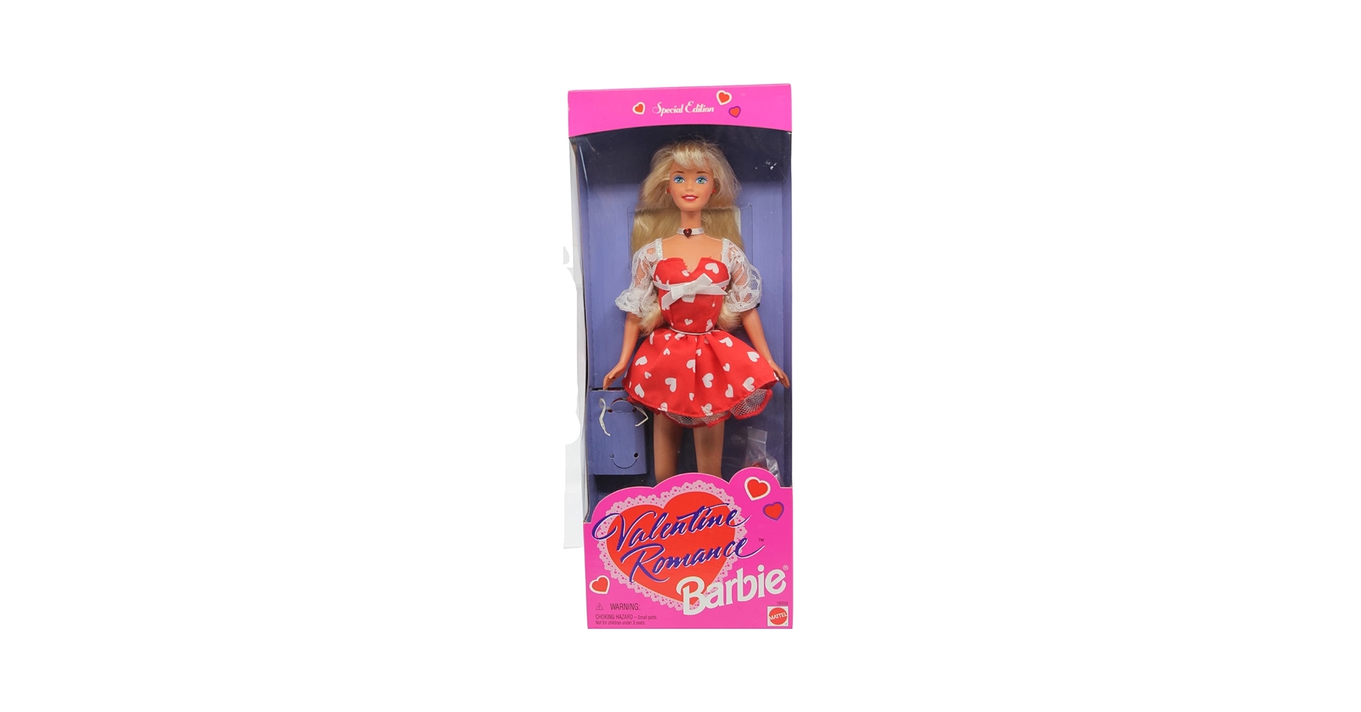 バービー Valentine Romance Barbie ペンダント付 Valentine Romance Barbie Doll 2003 Mattel B1805 with