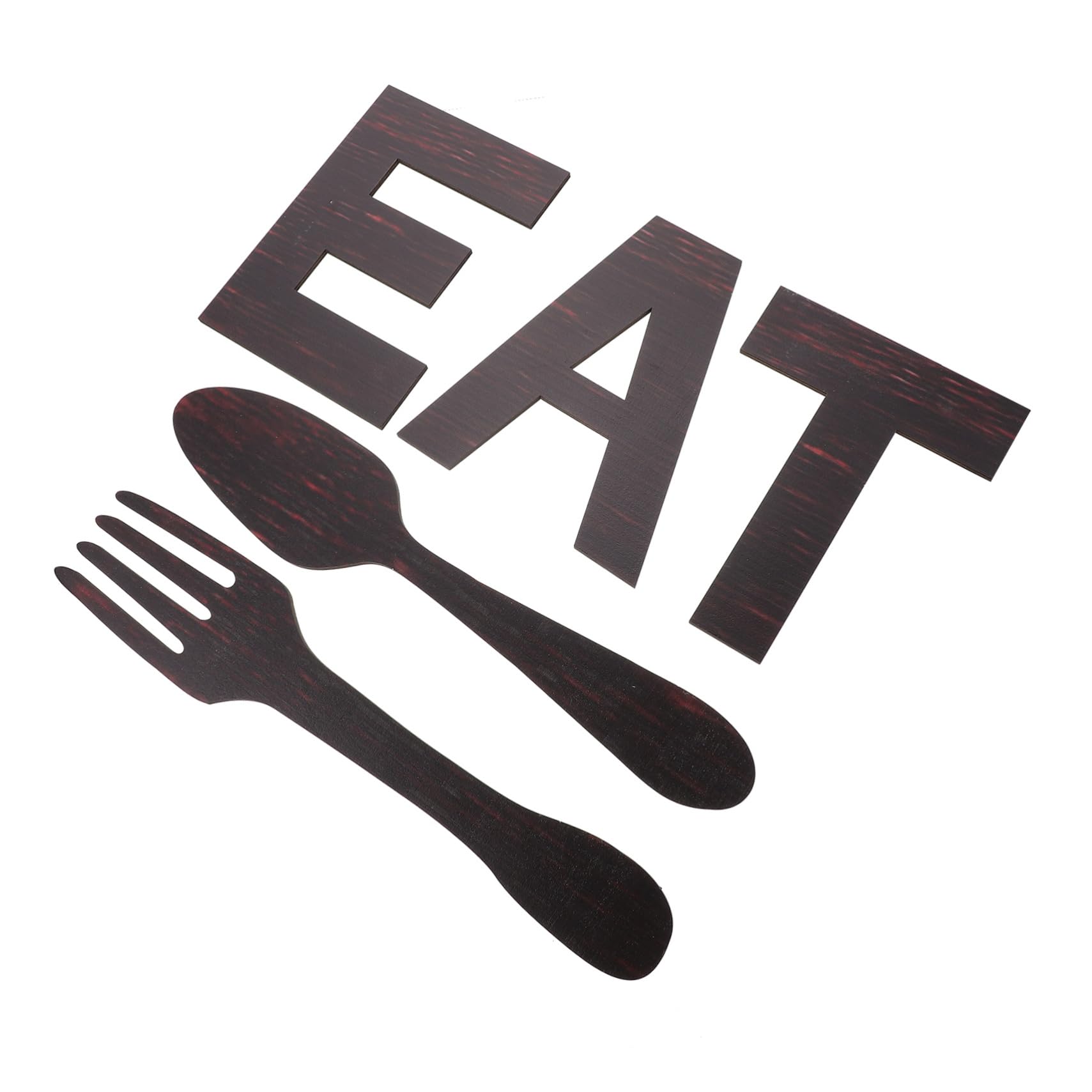 Lettres Eat pour cuisine et salle à manger style bistrot chaleureux