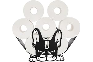 Sumnacon French Bulldog Toilet Paper Holder
