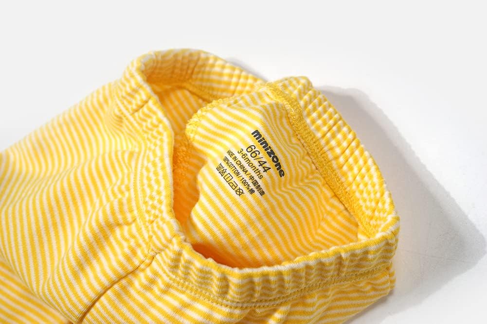 Teach Leanbh Newborn Baby 3 Pack Footed Pants Cotton Embroidery Pringting Casual Leggings 0-12 Months - Image 6