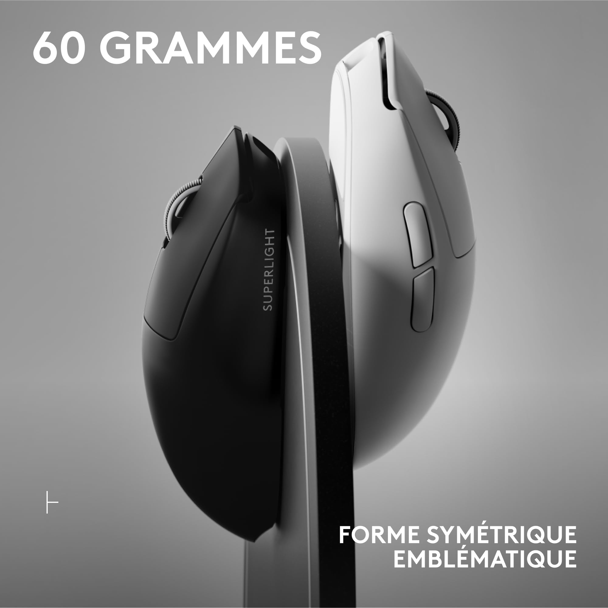 Logitech G PRO X SUPERLIGHT 2 SE, souris gaming sans fil | Souris Pro-Grade 60 g, 5 boutons, capteur 44 000 DPI, taux de rapport 8 kHz, recharge USB-C, pour PC/Mac - Noir