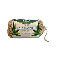 Vista 2 de Jabón exfoliante corporal Shelo Nabel con algas marinas y romero, 3 piezas 4.23 oz