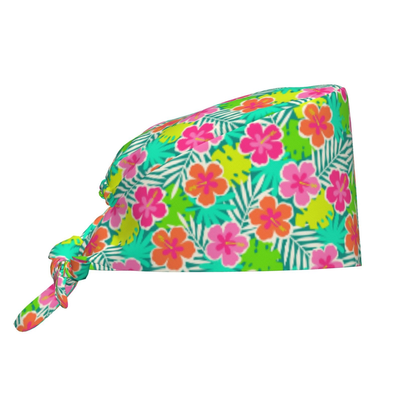 Breathable Working Cap with Adjustable Sweatband Scrub Cap for Men/Women