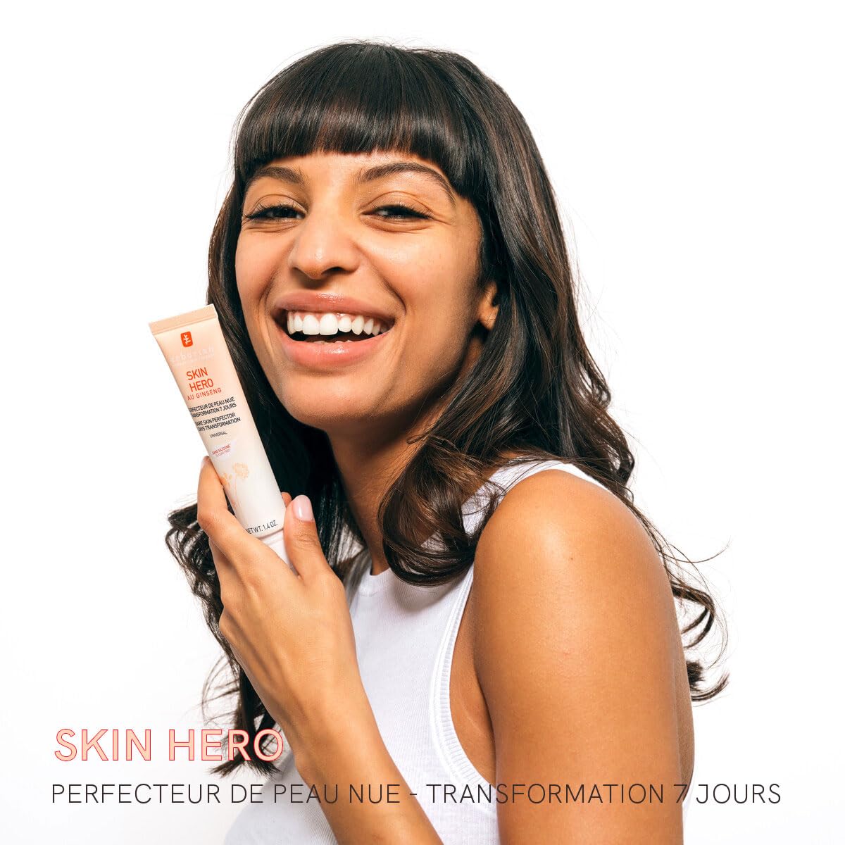 Erborian - Skin hero Peeling - Peeling en gel doux visage au ginseng, actifs AHA, BHA, PHA, lisse et retexturise - Soin cosmétique coréen- 50 ml