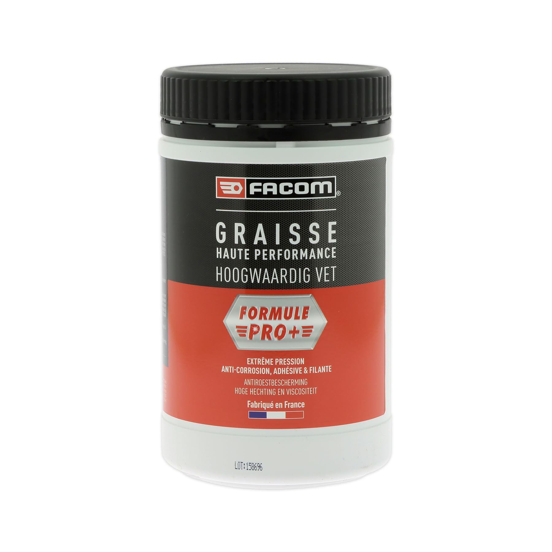 Facom Graisse Industrielle Extreme Pression, Calcium, Pro+ 900g Rouge