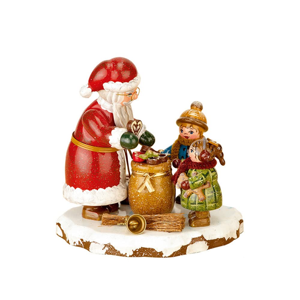 Hubrig VolkskunstWinter Children - Thank You Dear Santa Claus Figurine