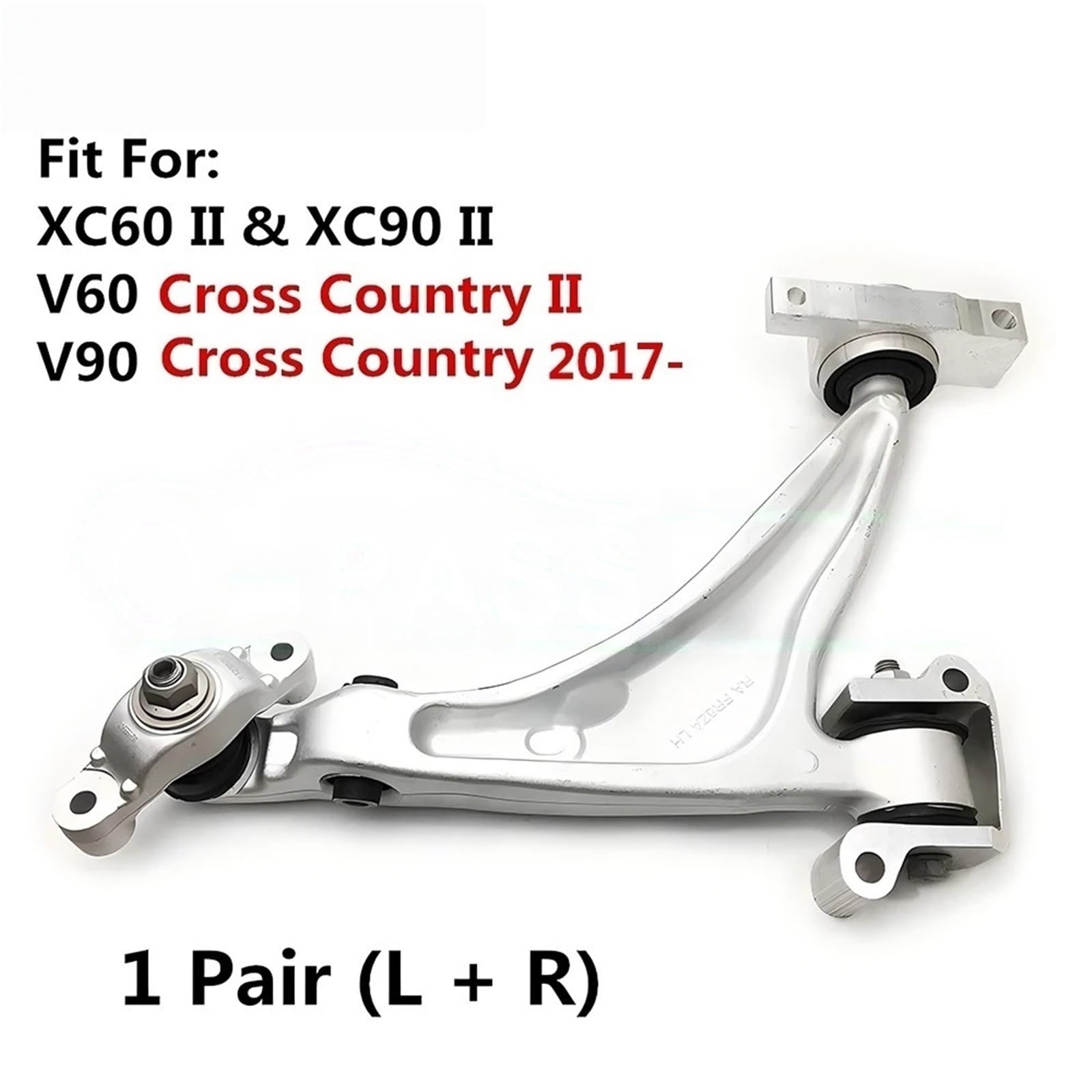 Przedni dolny wahacz kompatybilny z VOLVO XC90 MK2 XC60 II i V60 Cross Country mk2 i V90 Cross Country II 31360644 31360651 1 para