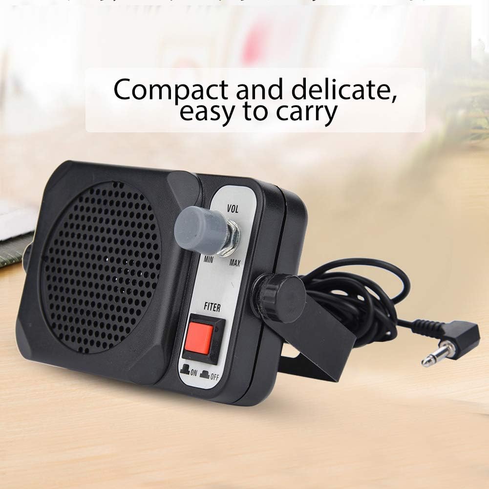 Mobile Ham Radio Transceiver,Mini Walkie Talkie Car Mobile Radio External Speaker for Two Way Radio for for