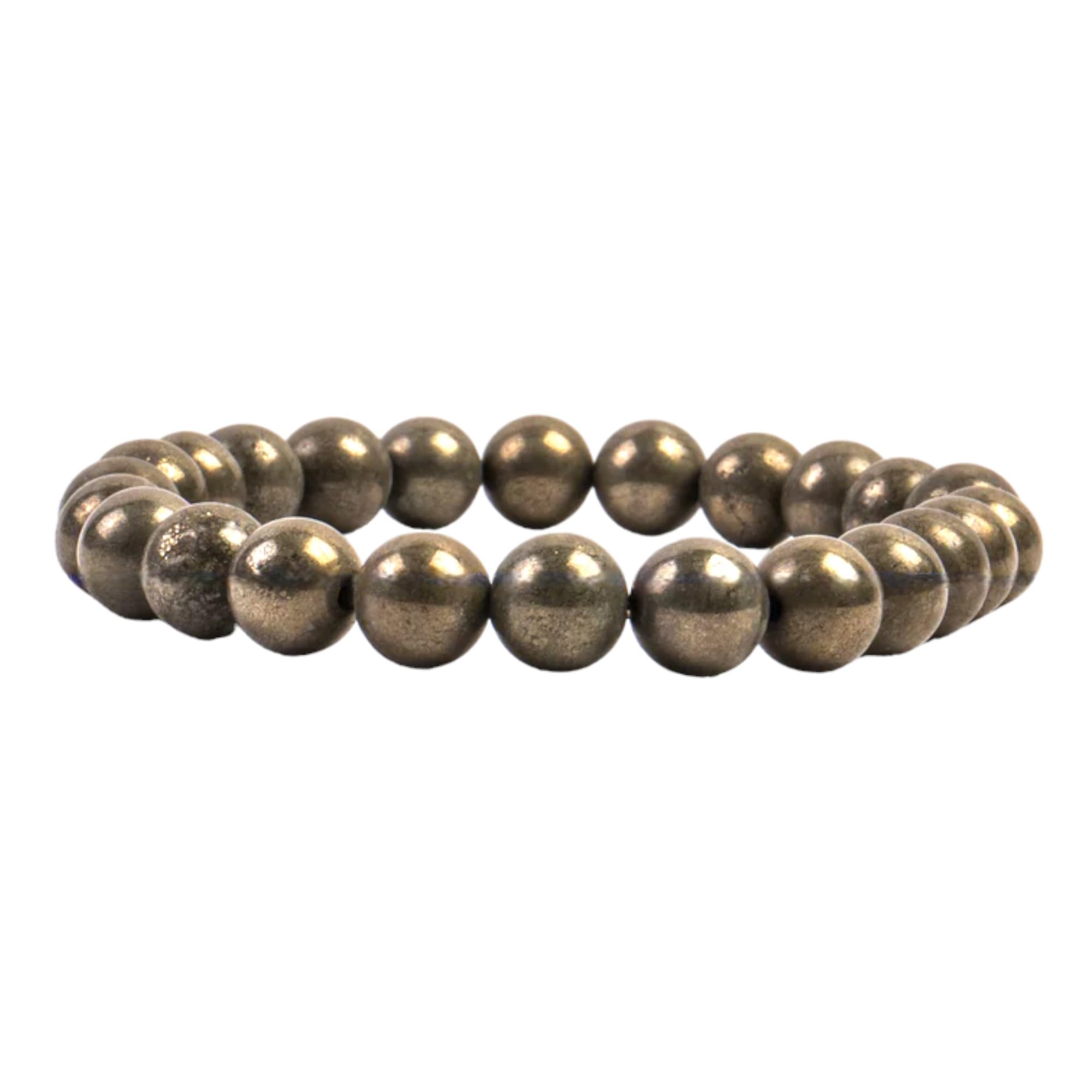 Divine Spirituals Lab Certified Aaa Quality Natural Original Pyrite Bracelet Real Crystal 8Mm Strechable Original Bracelet - Money Magnet For Men & Women For Prosperity, Abundance & Manifestation (B0CPT7RTGZ) Amazon Price History, Amazon Price Tracker