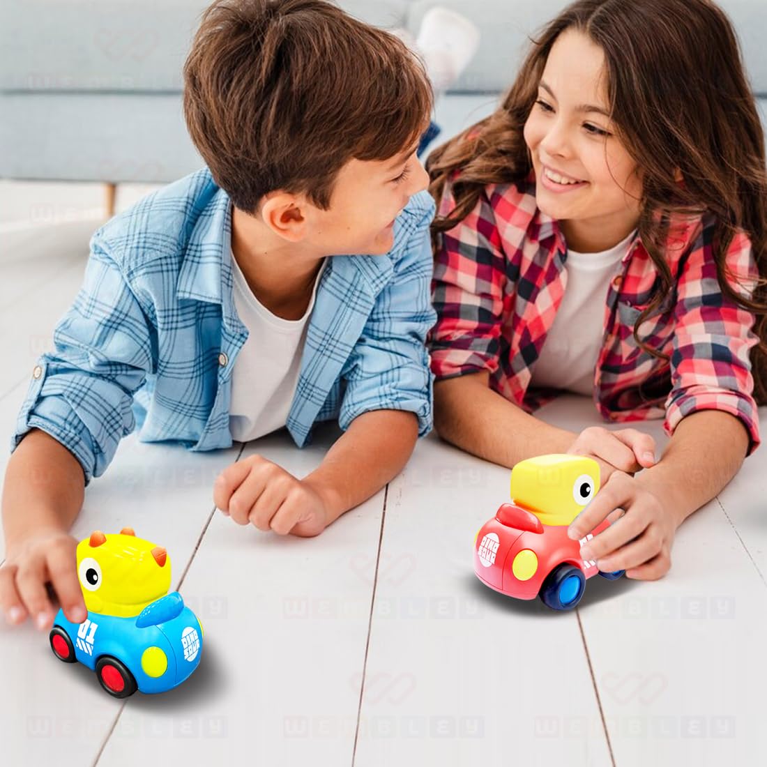 Wembley Dinosaur Inertia Toy Car for Toddlers 12 Months & Above Old Babies with 8 Inbuilt Music Push & Go Friction Car Baby Toys Birthday Gift for Children Pack of 2,multicolor 7 61swuCiARmL. SL1100