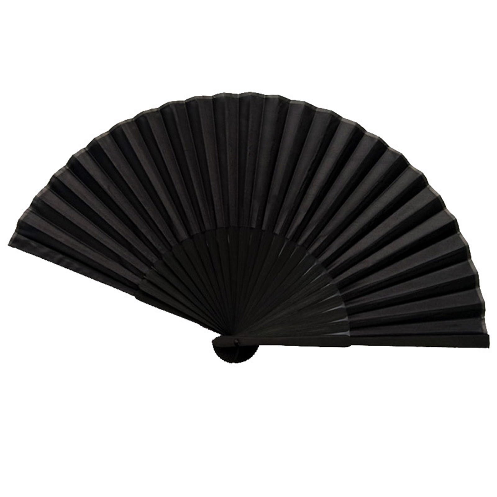 Zeahkri Folding Fans 4pcs Black vintage hand fan Folding Dance wedding parties favor dance ball folding fans for Wedding Performance Dancing