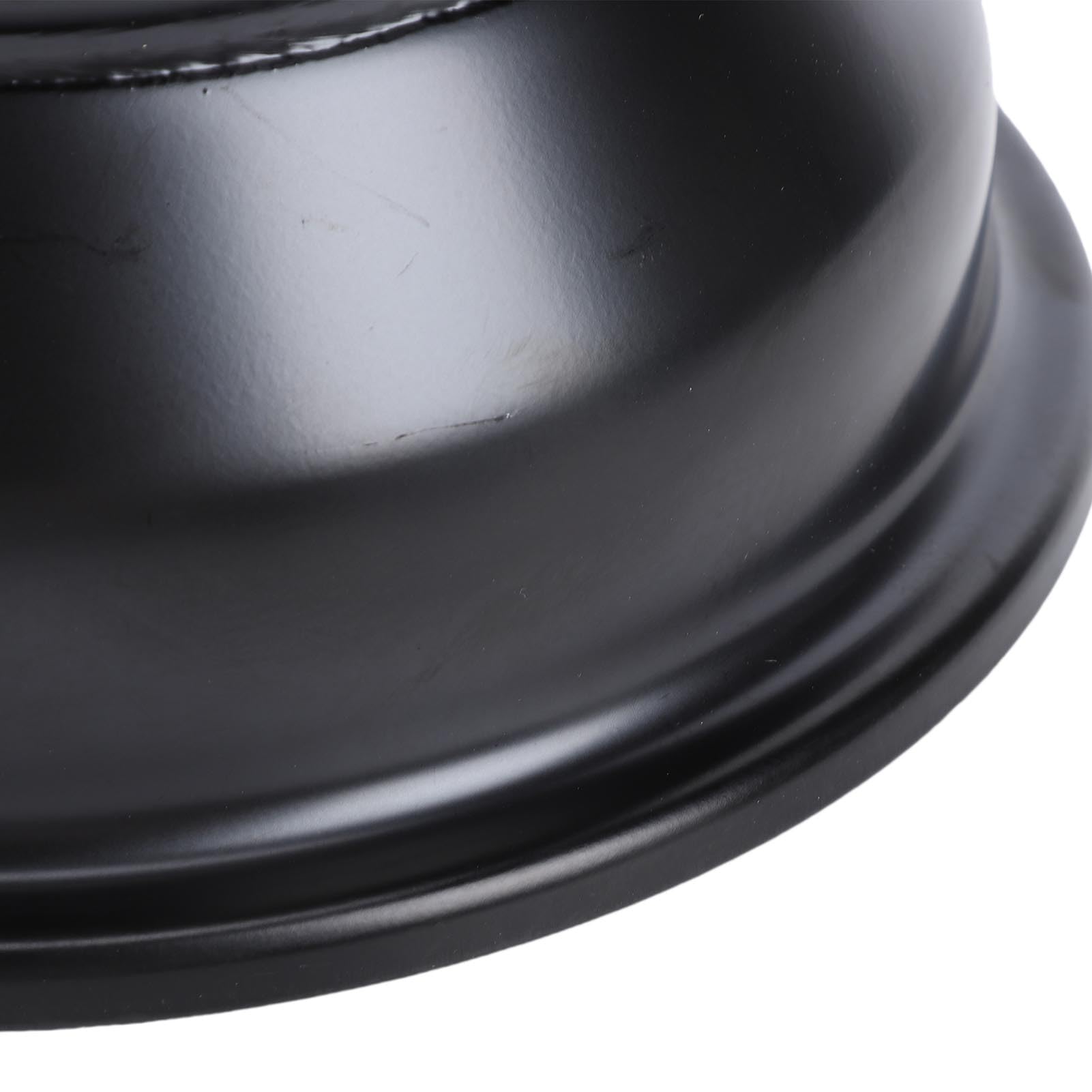 Ausla Cerchio in Acciaio 16x8-7 per ATV con della Ruota 7 Pollici e 3 Fori per Bulloni per Kazuma Quad ATV Go Kart UTV 125ml 150ml Pneumatici fuoristrada. (BLACK)