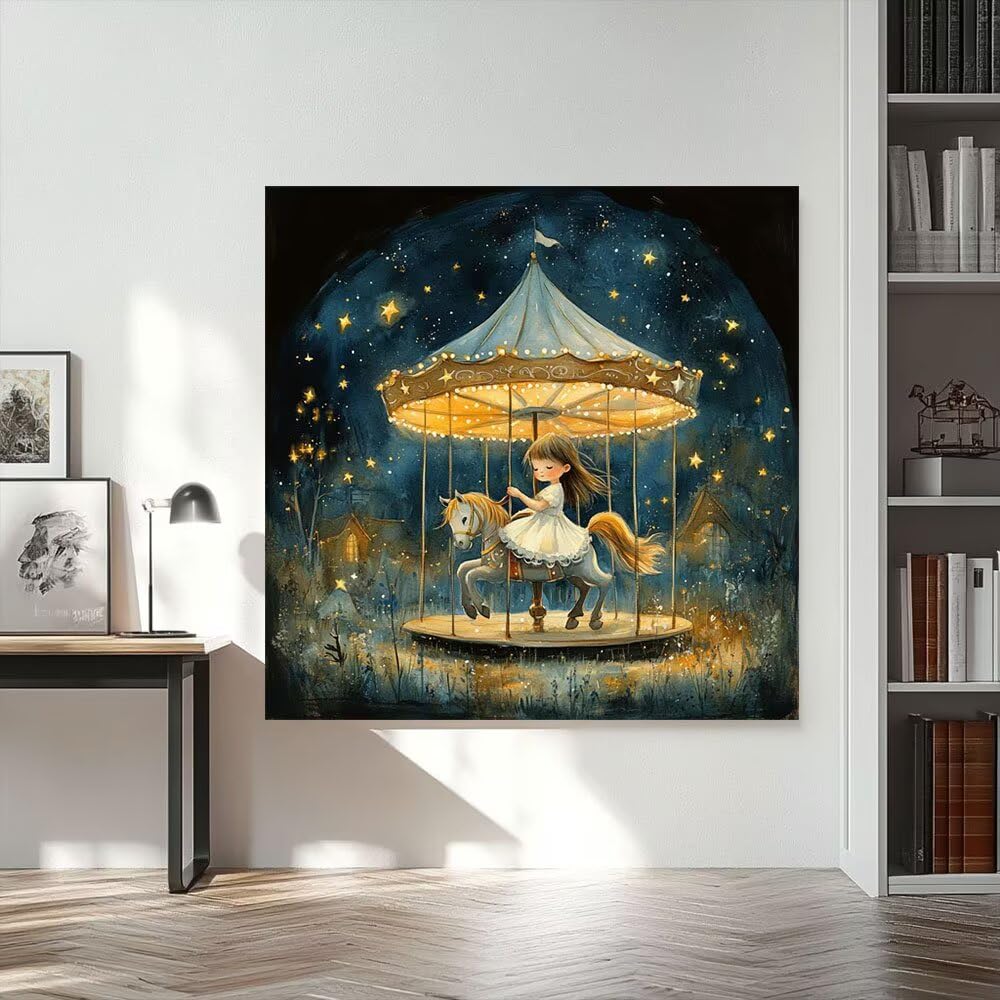 Maluj według liczb dorosłych, dzieci dzieci park, DIY Painting by Numbers Początkujący zestawy, obrazy do malowania według numerów farby akrylowe z pędzlami, dekoracja 70x70cm bez ramki WJY7-930