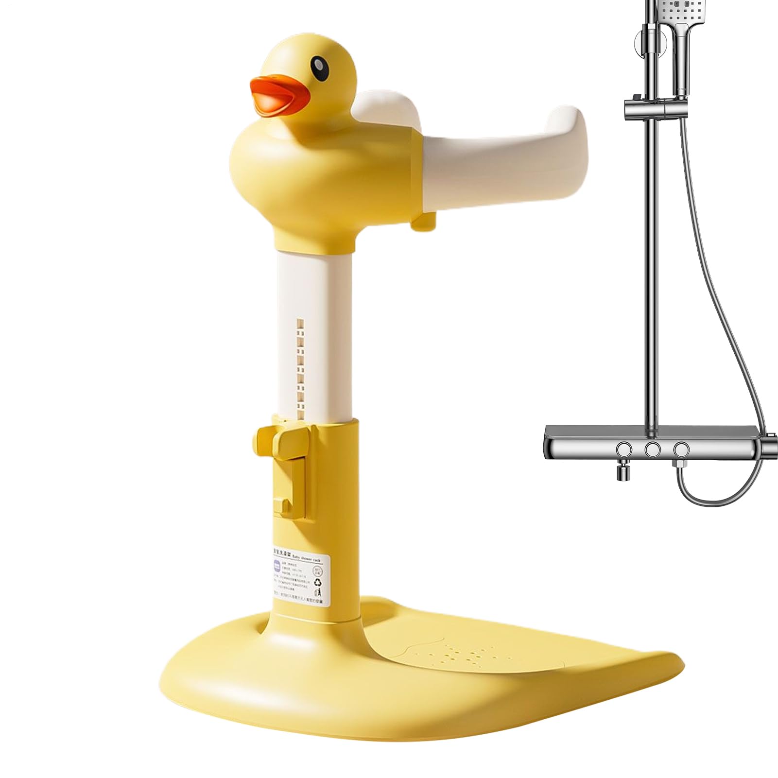 Soporte para ducha de bebé | Soporte de pie para el baño de los bebés – de | baño antideslizante ajustable en altura para bebé de 6 a 24 meses