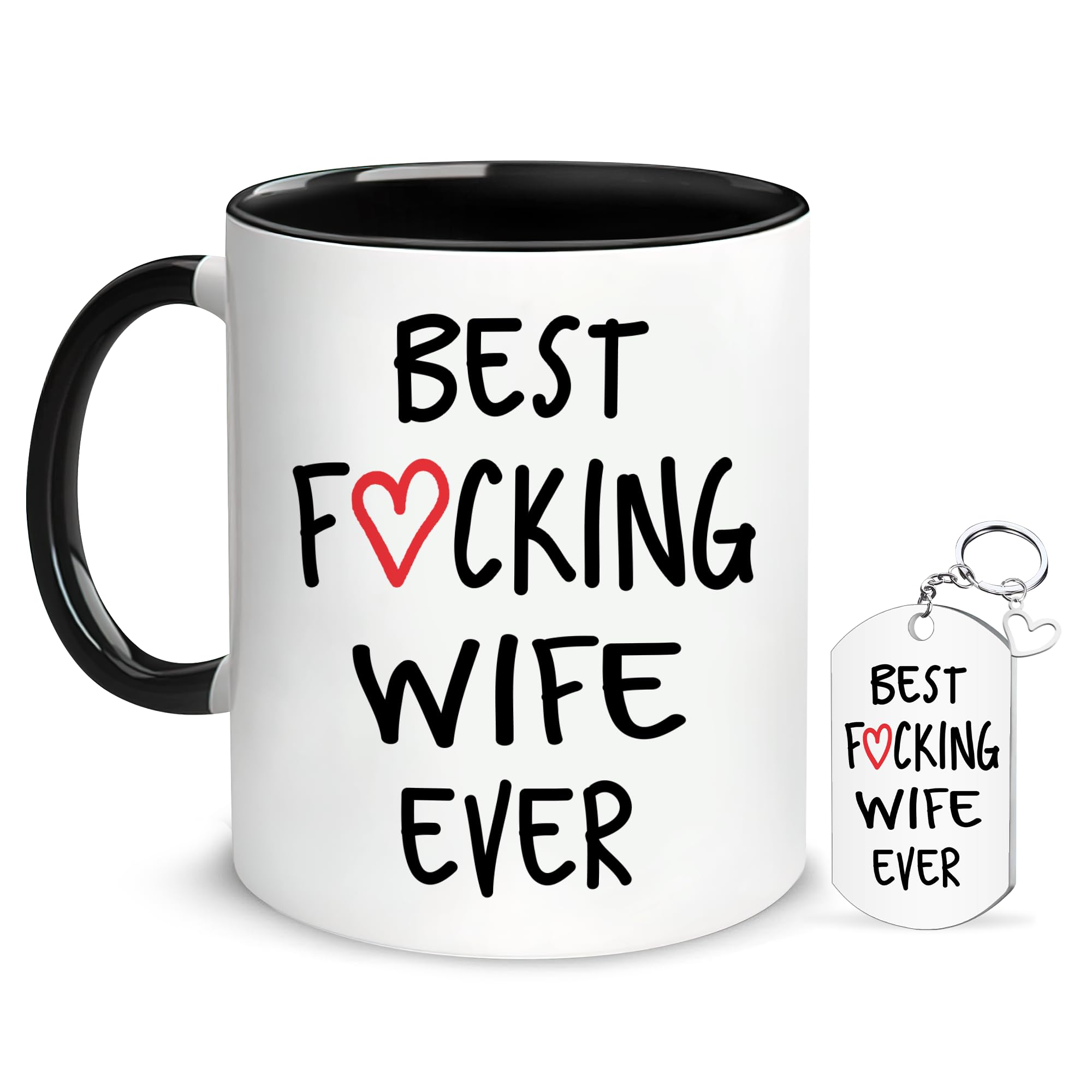 Hyturtle Wife Coffee Mug 11oz - Best Wife Ever Cup - Gift for Women From Husband - Birthday