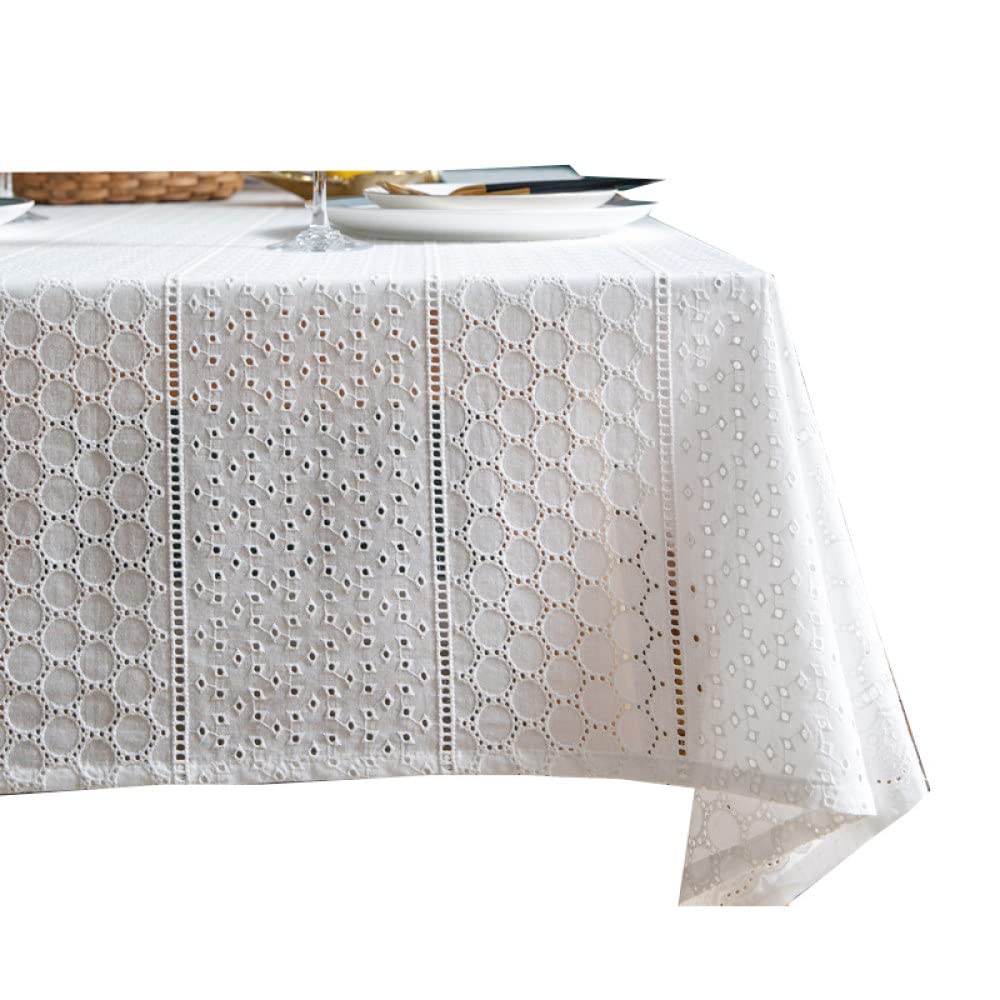 Nappe de mariage en dentelle blanche pour buffet d'hôtel et réception