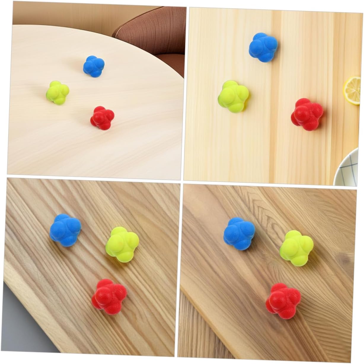 6pcs Reaction Speed Training Balls for Enhanced Reflexes and Coordination for Agility Training Boy Girl and Adults Versatile Hand-Eye Coordination Tool
