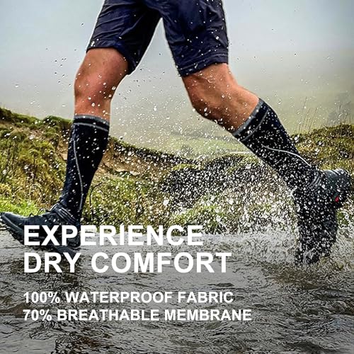 DexShell Waterproof Wading Socks Knee High For Men & Women Hiking Trail Running Outdoor Recreational Activities2