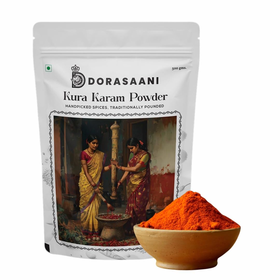 See full amazon price history chart for DORASAANI Kura Karam Powder 500 Grams | Authentic Indian Spice Blend | Ideal for Curries & Dishes DORASAANI Kura Karam Powder 500 Grams | Authentic Indian Spice Blend | Ideal for Curries & Dishes (B0DBF1QNTY) Amazon Price History, Amazon Price Tracker