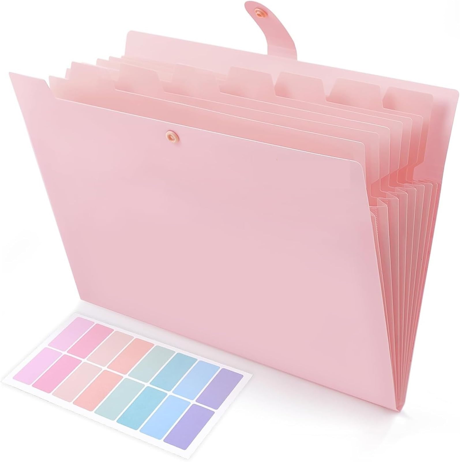 Organizador De Archivos Expandible Con 8 Bolsillos, Carpeta Acordeón Para Escritorio
