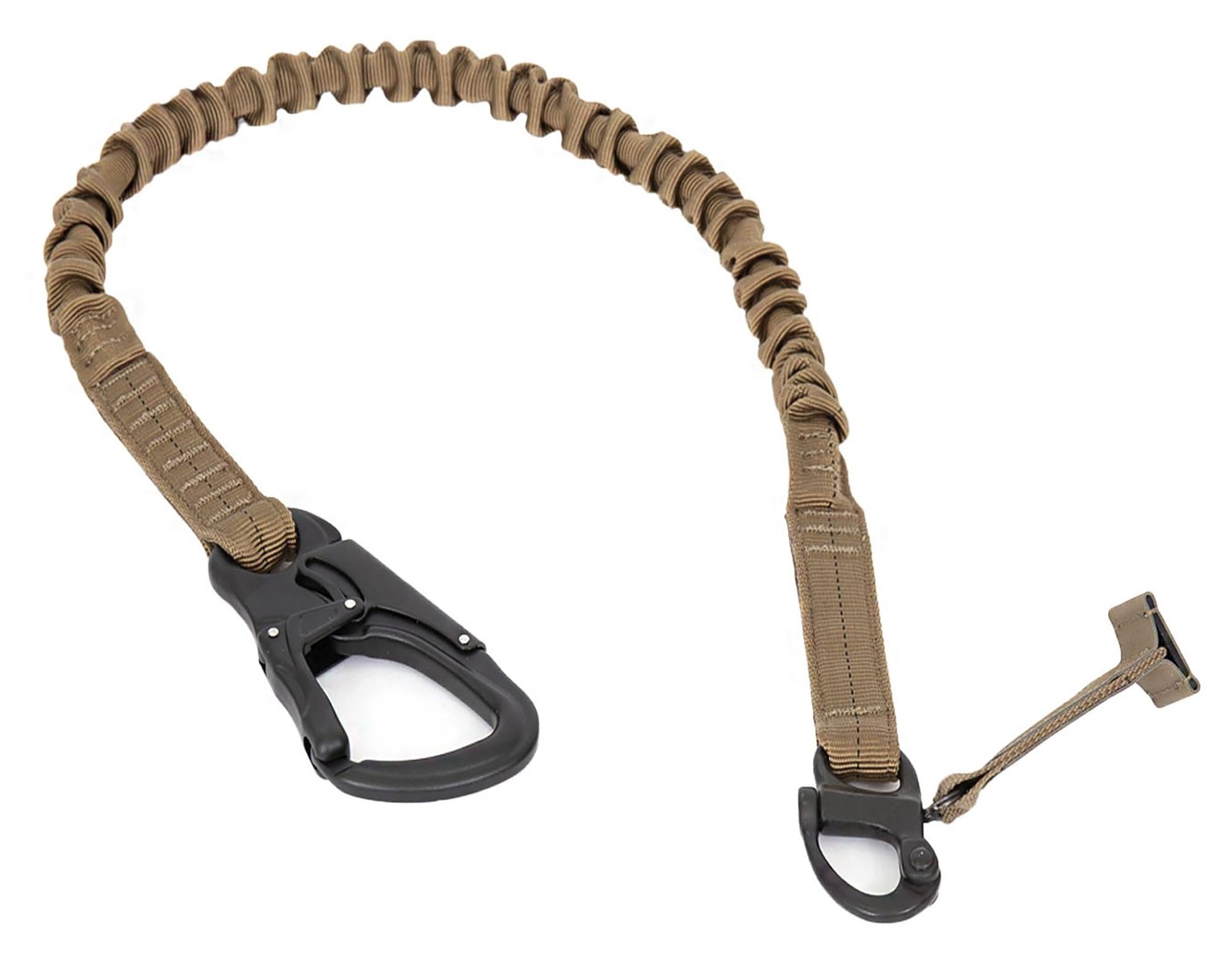 Warrior - A.S. Warrior Assault Personal Retention Lanyard Tango Carabiner + Clip SNAP (Correa de seguridad) (Coyote)