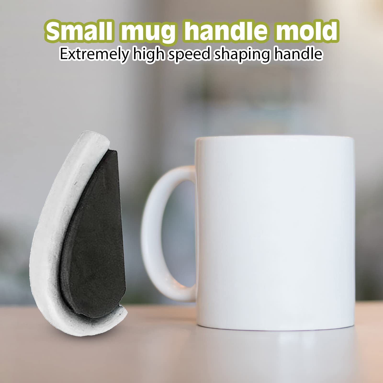 12 Moules à Poignées De Tasses En EVA Pour Poterie - Petites Formes Pour Créer Des Poignées D'argile Facilement - 4
