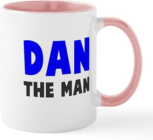 Miniatura 8 de CafePress Dan The Man Mugs - Taza de café de cerámica, taza de té, 11 onzas