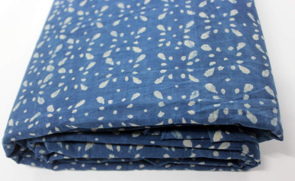 Tkanina bawełniana z nadrukiem blokowym, ręcznie drukowana, indyjska tkanina, miękka tkanina bawełniana firmy The Yard, Jaipuri Kurti Print materiał na szale, letnią sukienkę (10