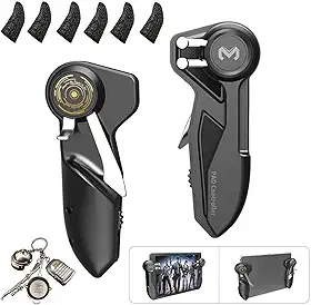Mikirini Mobile Game Controller for iPad/Samsung Galaxy Tab/All Tablets, Hand Grip Gaming Controller with L2R2 Triggers for PUBG/Knives Out/Call of Duty/Apex
