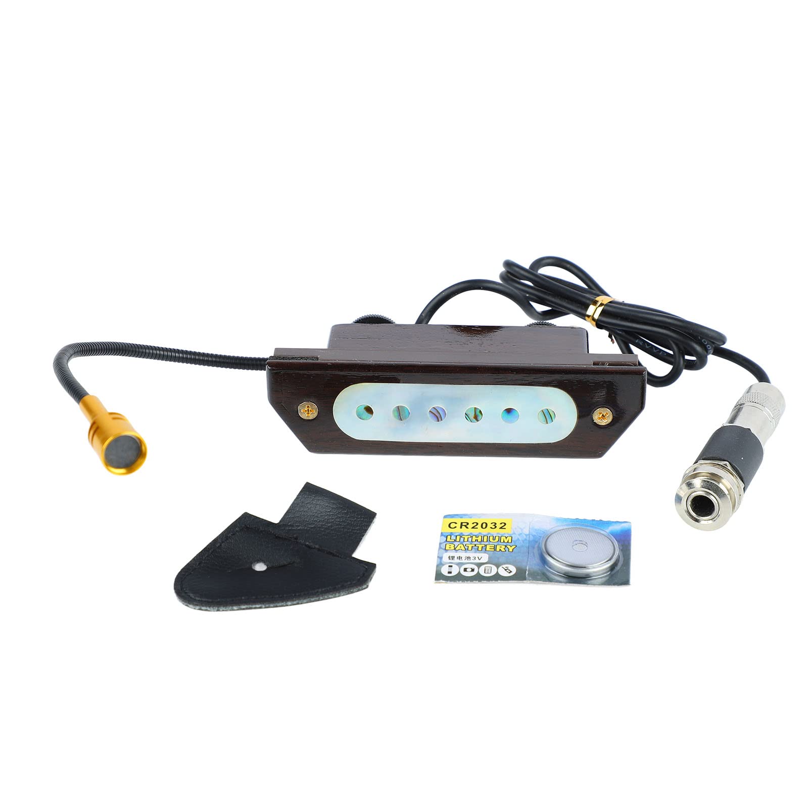 Pickup per chitarra acustica a doppia bobina Pickup elettrico Pickup Premium Materiale in palissandro Eccellente qualità del suono Easy Installazione per chitarristi elettrici