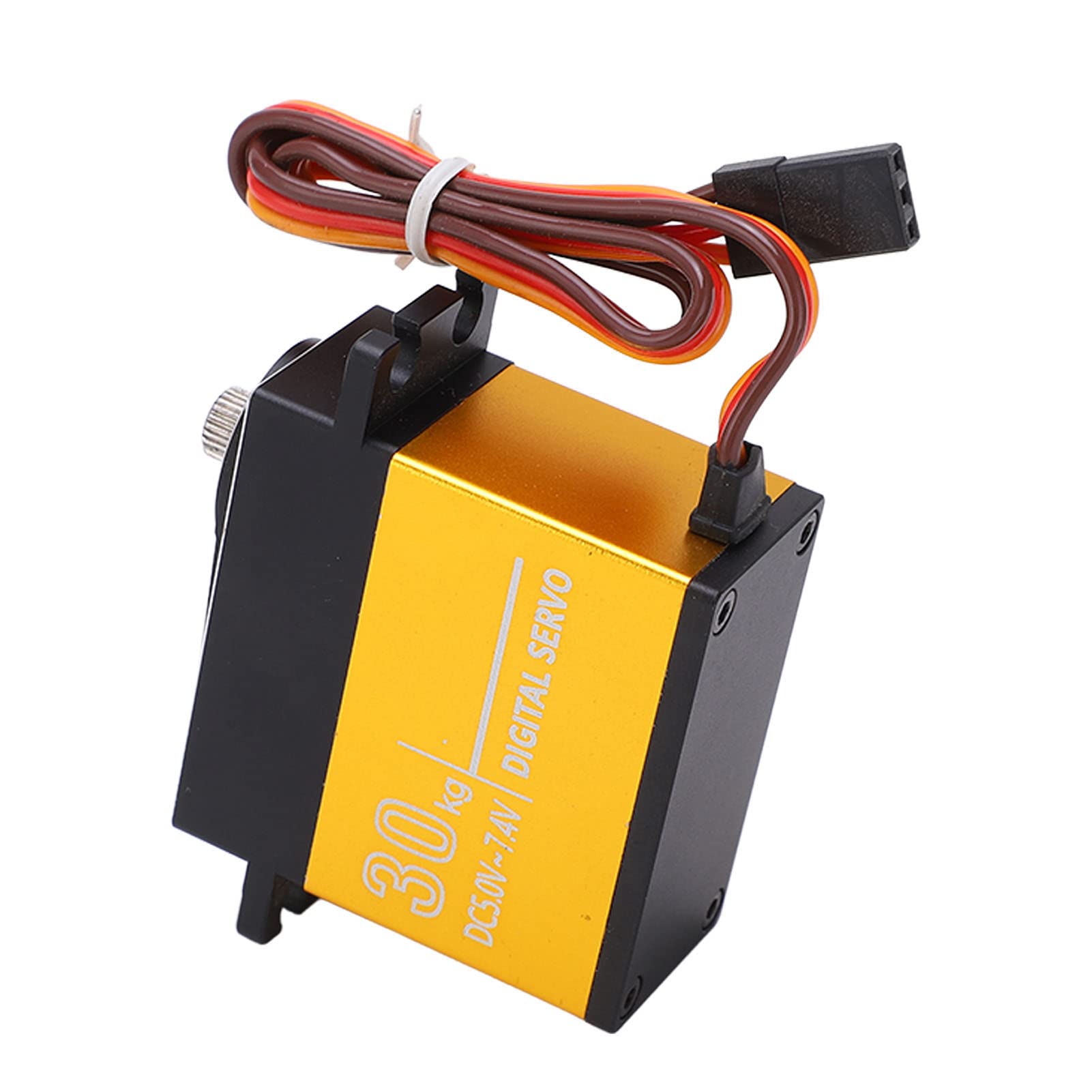 Alomejor Servo Digital 30KG, Engranaje Metálico Impermeable con Brazo 25T