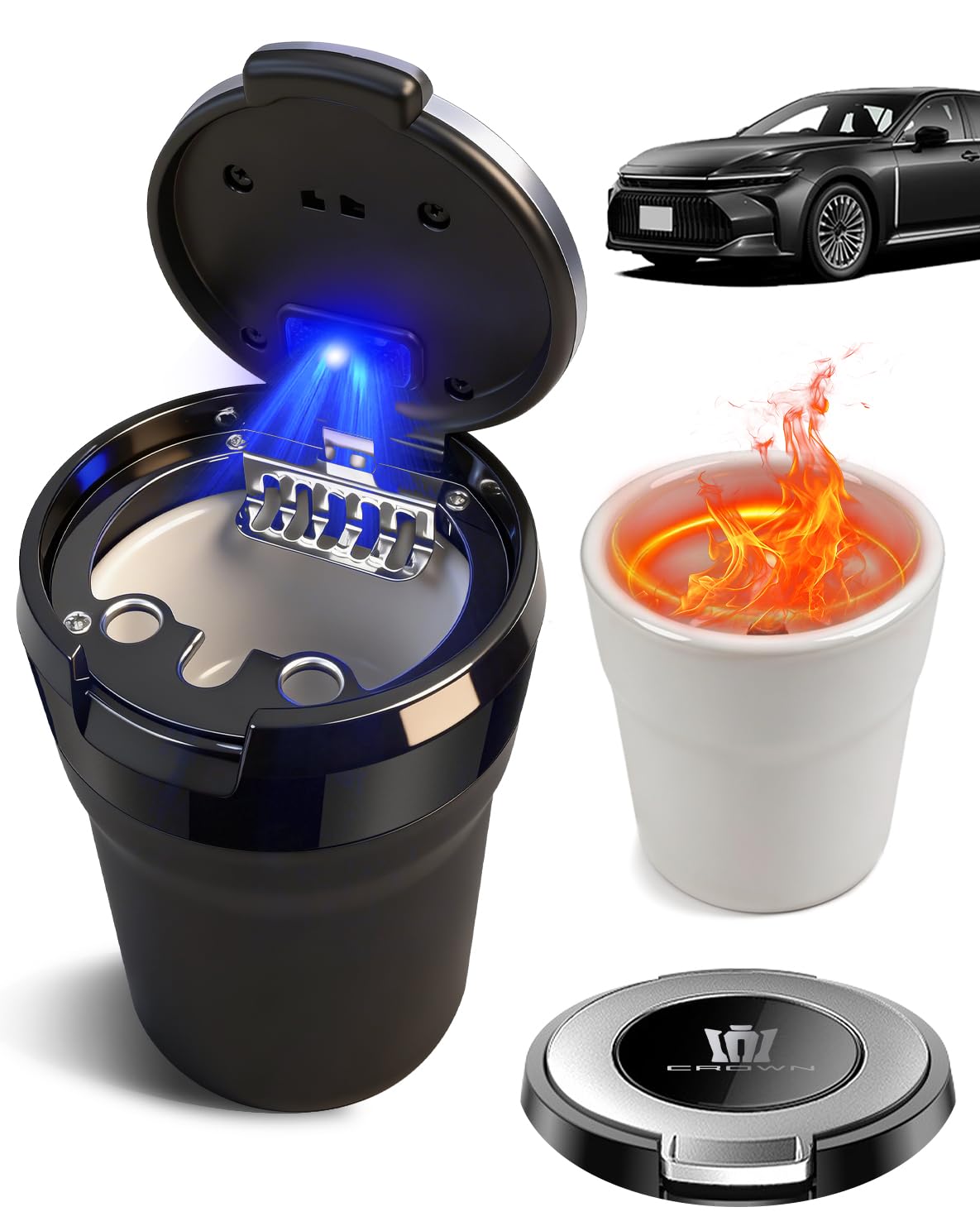 コイマリの灰皿（蔵保管） 楽天市場】水入れカップ付き灰皿 缶ふたセット 吸殻入 タバコ 現場用