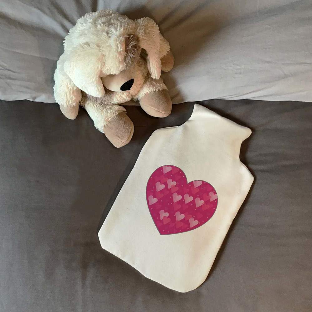 'Love Hearts Heart ' Hot Water Bottle Cover (HW00039687)