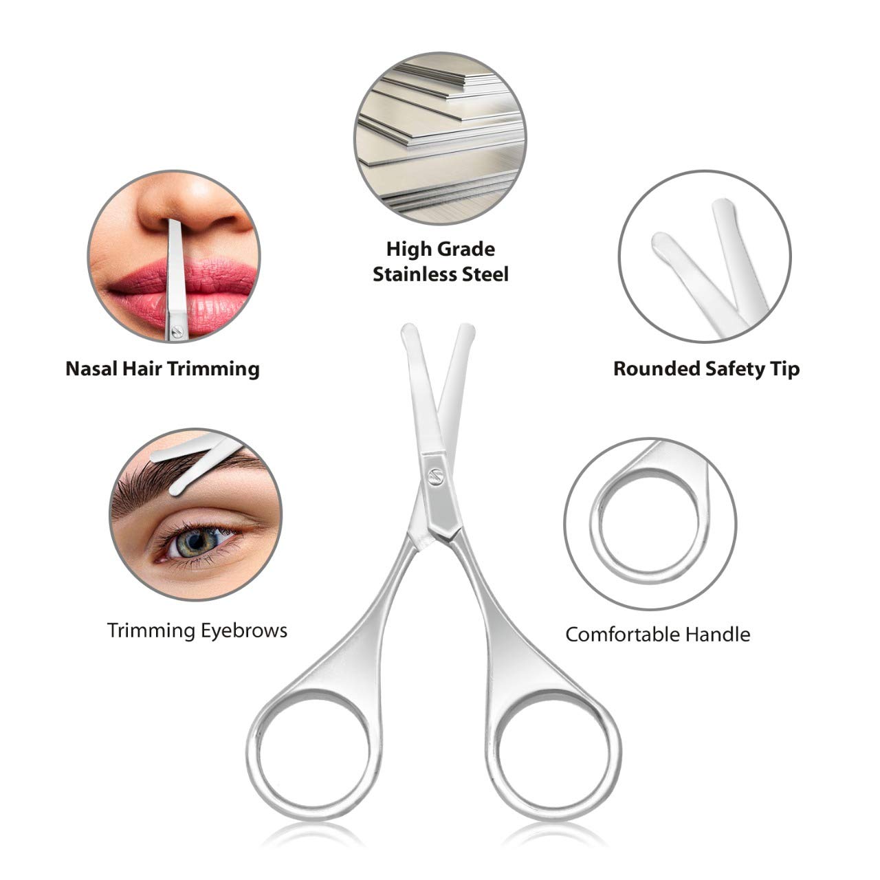 FORBICI DA BARBIERE E BAFFI - 2C 140/45 - Forbici Da Barbiere E Baffi - Antica C - Foto 2