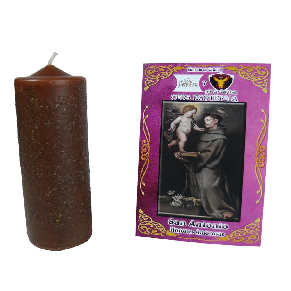 Velón herbóreo San Antonio de Padua - Ritual para uniones amorosas
