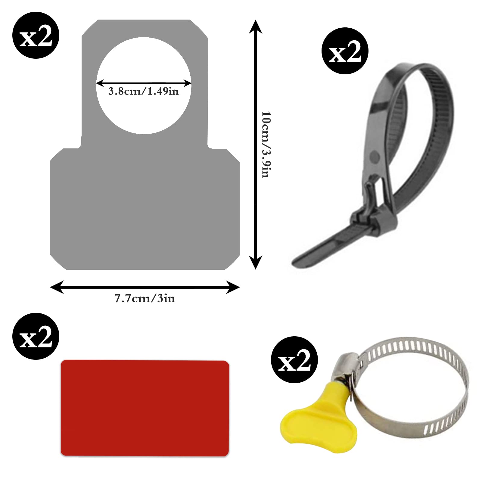 Lfish 2 soportes de manguera para piscina,con protección antipinchazos, antidesgarros, antiestrés (30 – 37 mm)