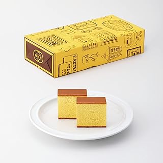 カステラ本家 福砂屋 カステラ 小切れ0.6号 2本入 手提げ袋付き