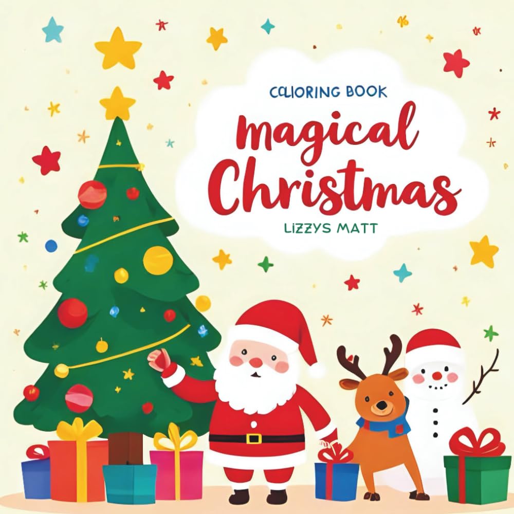 A Magical Christmas: Coloring Book