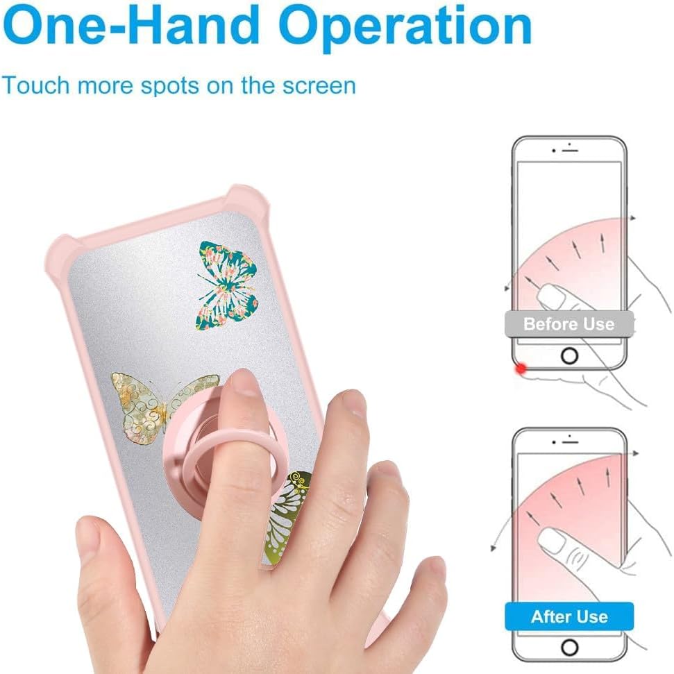 Miniatura 4 de jioeuinly Funda para Huawei nova 10 Youth Edition compatible con Huawei nova 10 Youth Edition Funda con protector de pantalla de vidrio templado