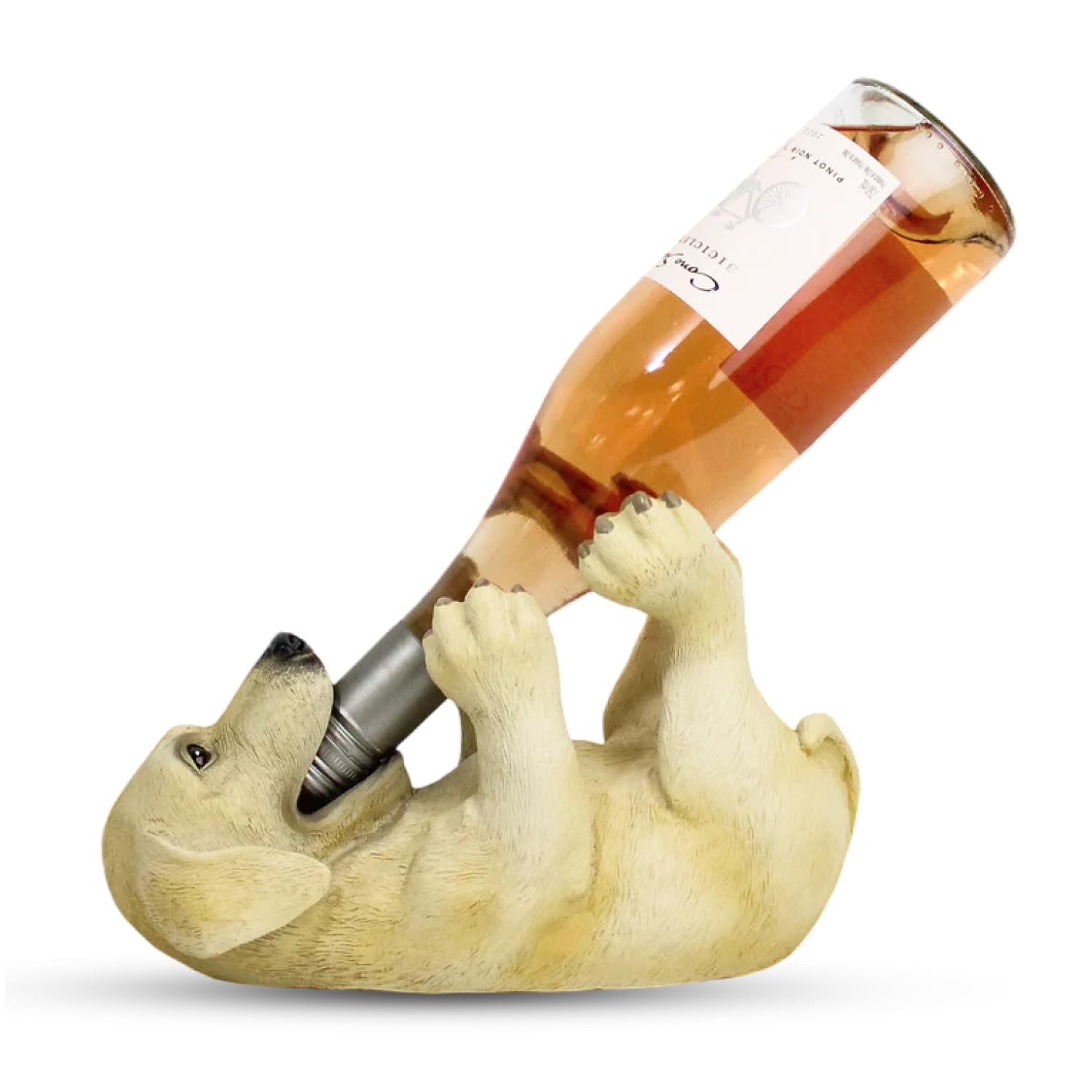 Statua Arte Ornamento Desktop Scultura portabottiglie Portabottiglie Creativo Decor Decorazione per Vino per la casa Raffreddatore per Vino Moderno Conservazione Bicchiere da Vino