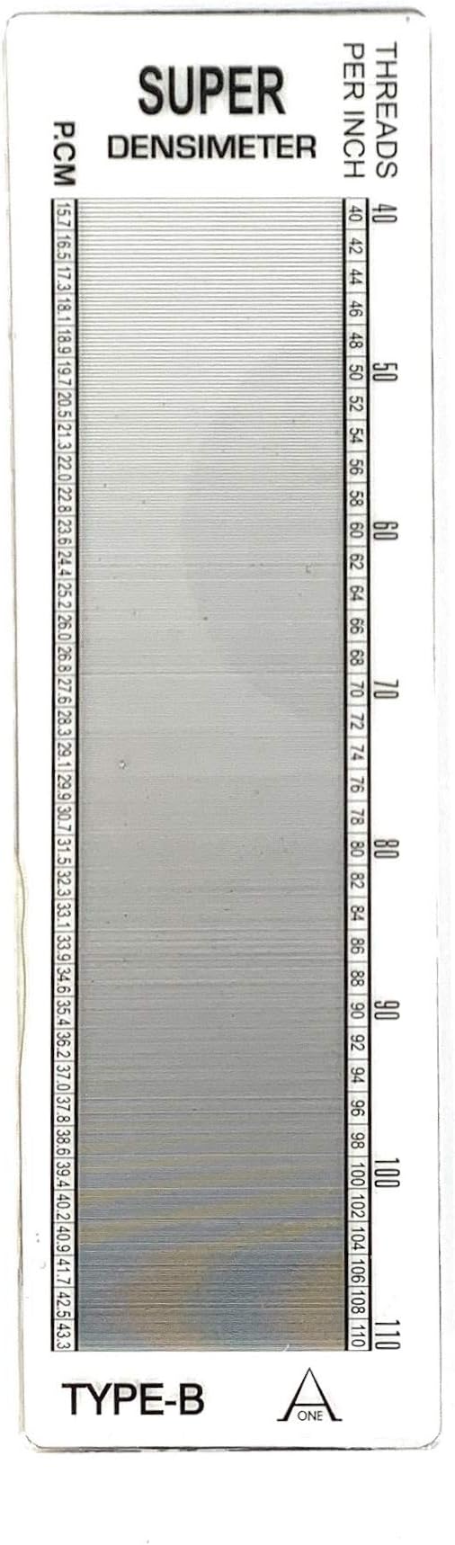 Aone Super Densimeter 40-110 (Acrylic) for Thread Counting, Linen Testing, Fabric Quality Check, Steel Mesh Counting