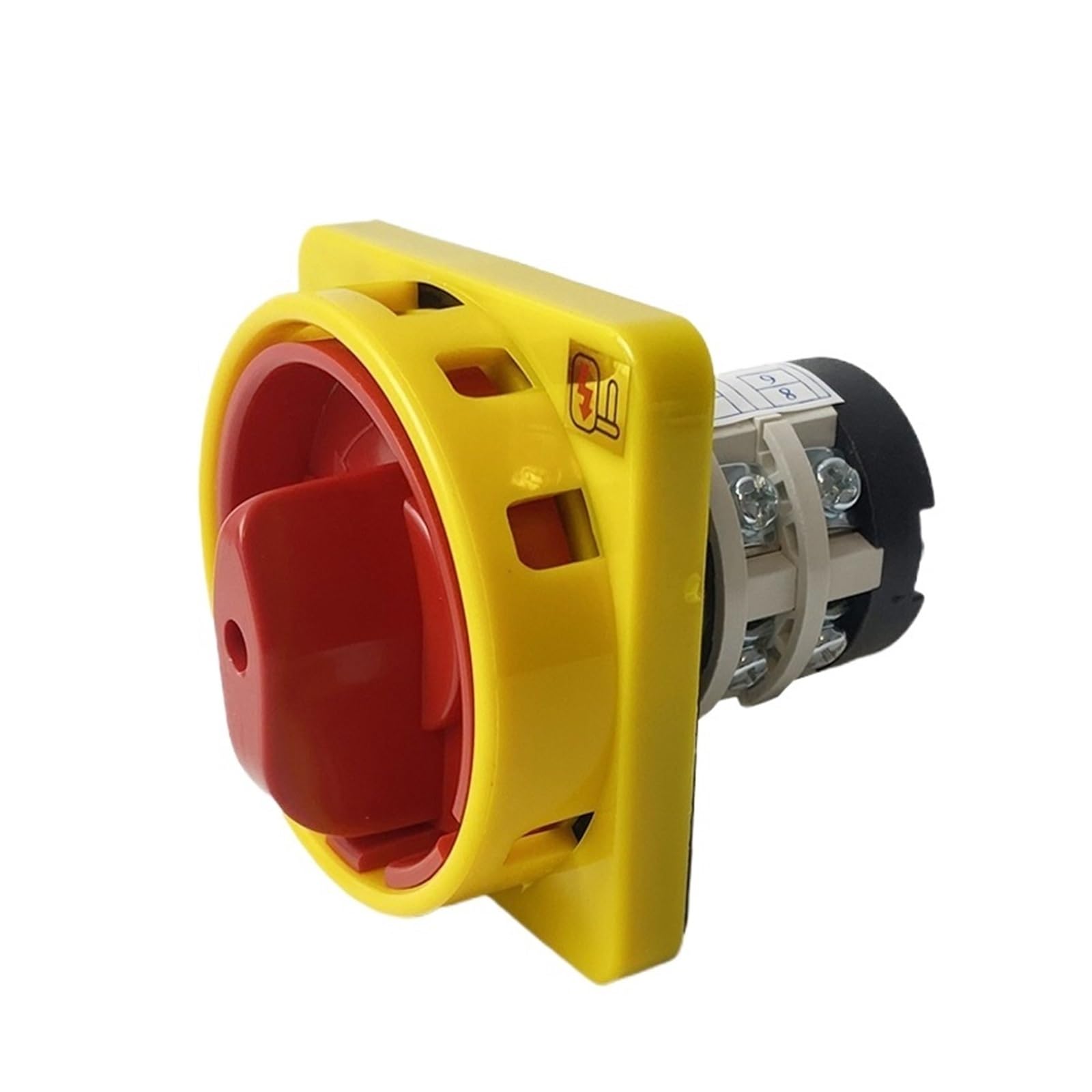 AARTERZZA Manual Transfer CAM Switch LW31 20A 2 Poles 2 Position Padlock Changeover Machinery On and Off Switches YMZ12-20/2GS