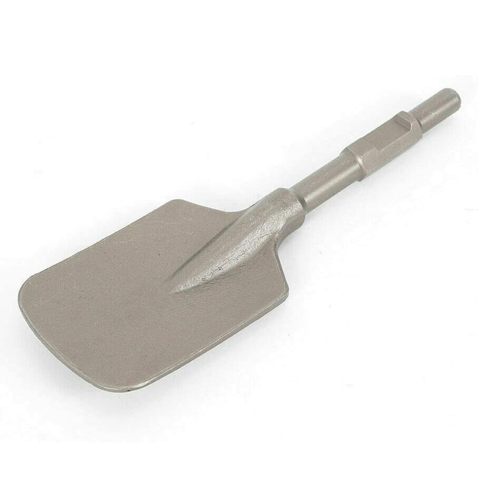 Abbruchschaufel Chromstahl Presslufthammer Spaten Silber Spitzschaufel für Beton, Stein, Ziegelmauer