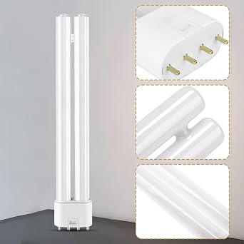 18W/830 2G11 4-Pin Fluorescent Light Starter, 6500K Low Energy Compact Fluorescent Lamp, 220V H Low Energy Lighting, (Cool White)
