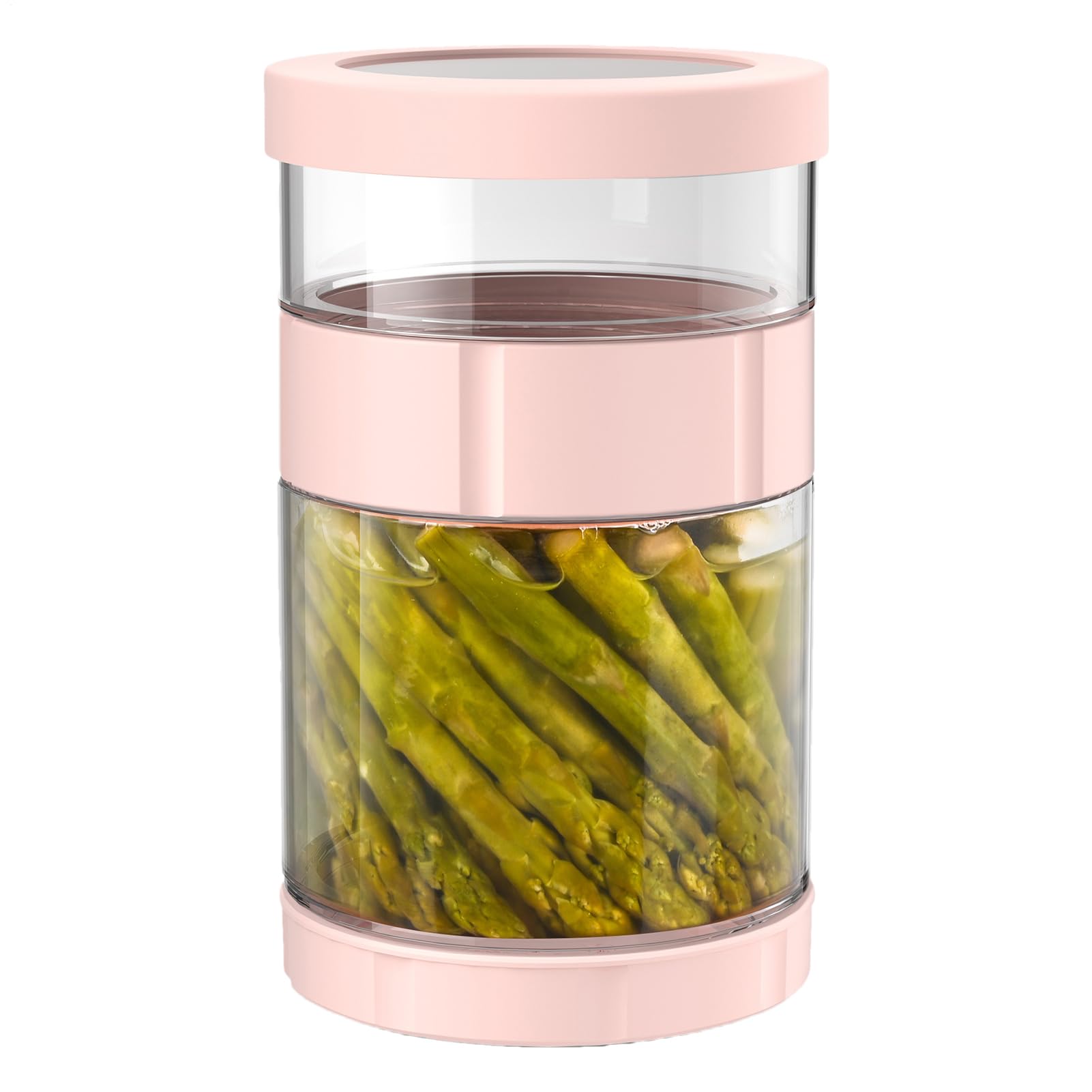 Bocal à cornichons étanche en verre avec séparateur de liquide pour fermentation maison