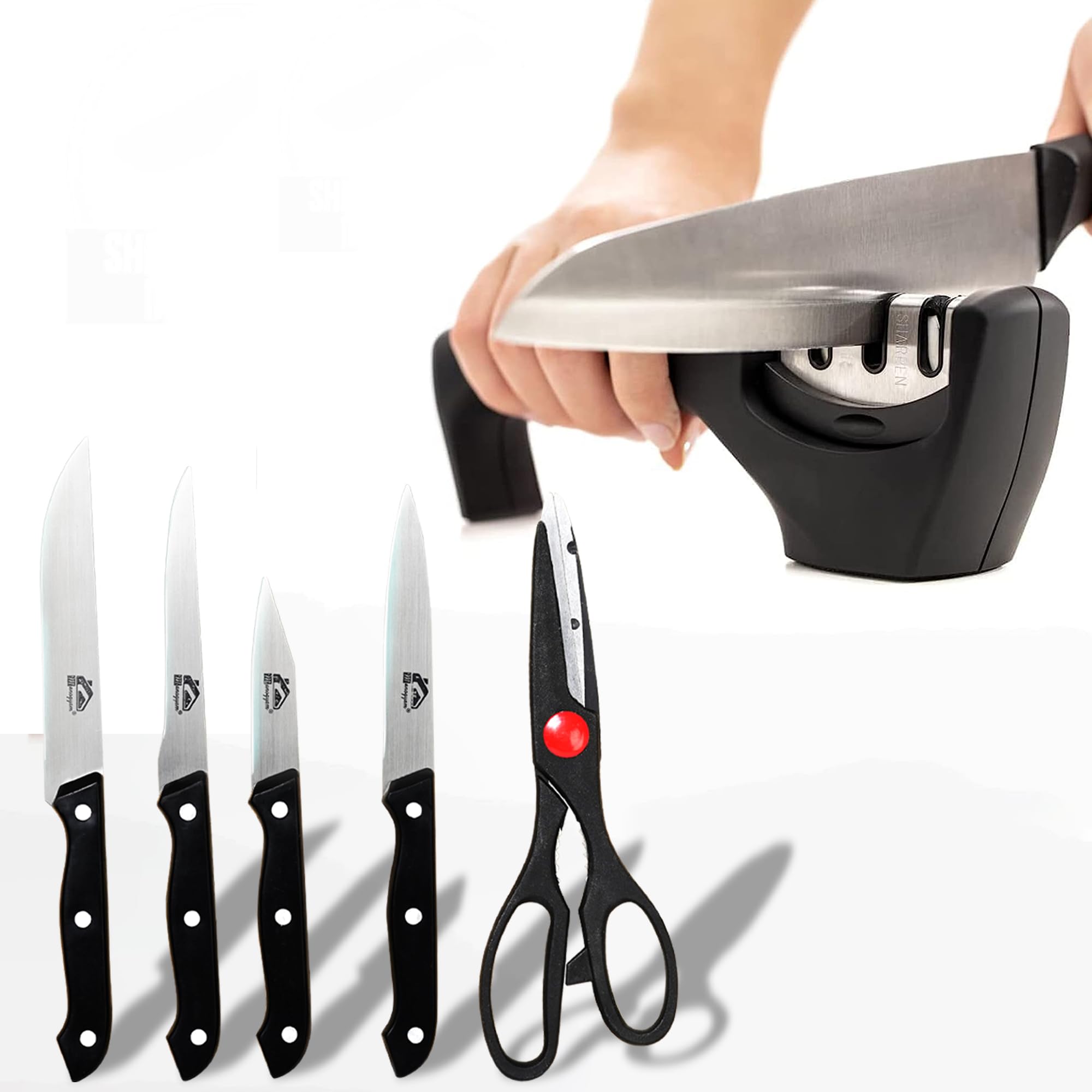 Mappin & Webb サービングナイフ＆フォーク、シャープナーセット Mappin & Webb サービングナイフ＆フォーク、シャープナーセット